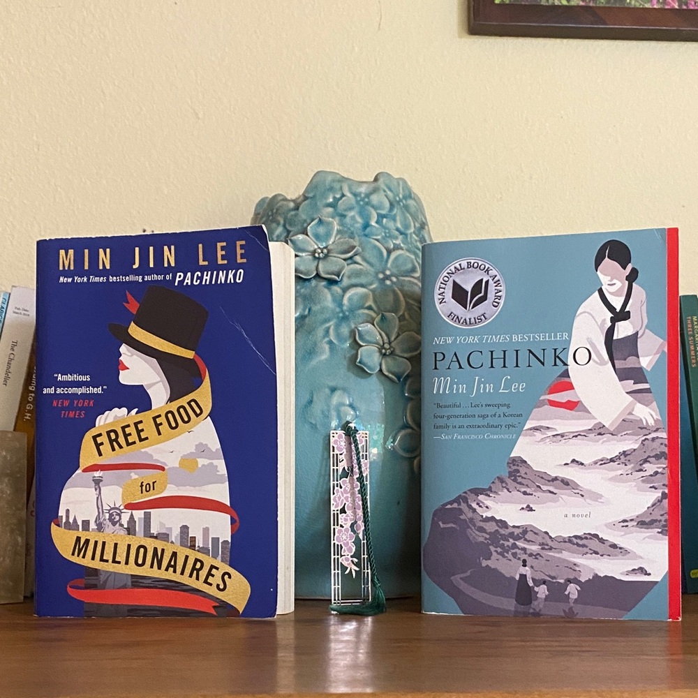 Lot of 2 Min Jin Lee Books: Free Food for Millionaires & Pachinko